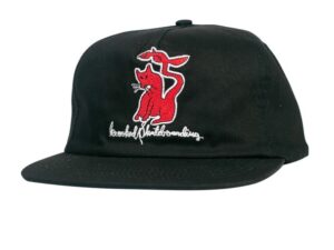 Krooked Kat Serpent Black Snapback Hat