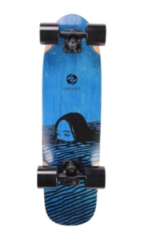 Landyachtz Dinghy Classic Fender Midnight Dip Navy 28.5 Cruiser Skateboard Complete