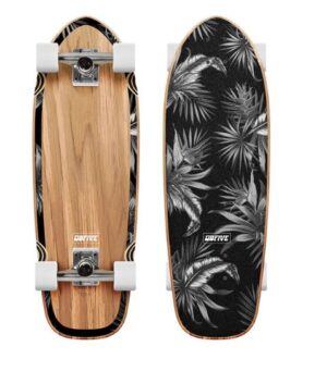 OBfive Lost Tropics Dark 31 Big Cruiser Skateboard Complete