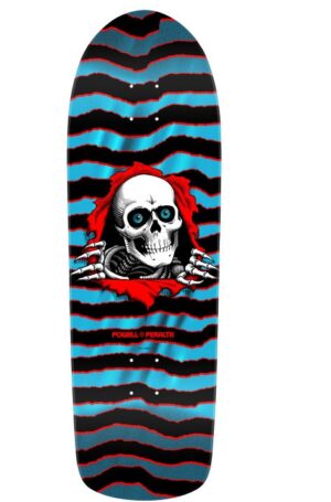 Powell Peralta Old School Ripper Red/Blue Foil 9.89 Skateboard Deck