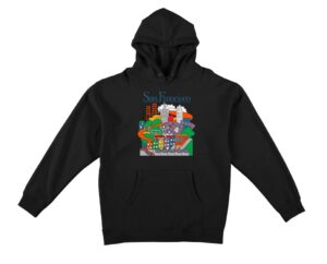 Real SF Travel Black Hoodie
