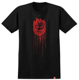 Spitfire Bighead Dripper Black/Red Tee