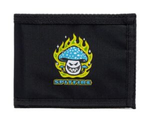 Spitfire Bighead Mushroom Black Wallet