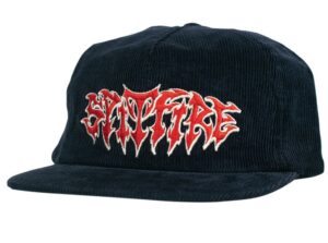 Spitfire Demon Script Navy Snapback Hat