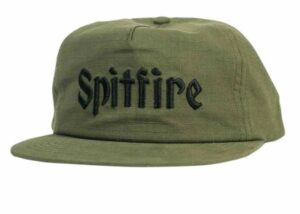Spitfire Molotov Script Olive Snapback Hat