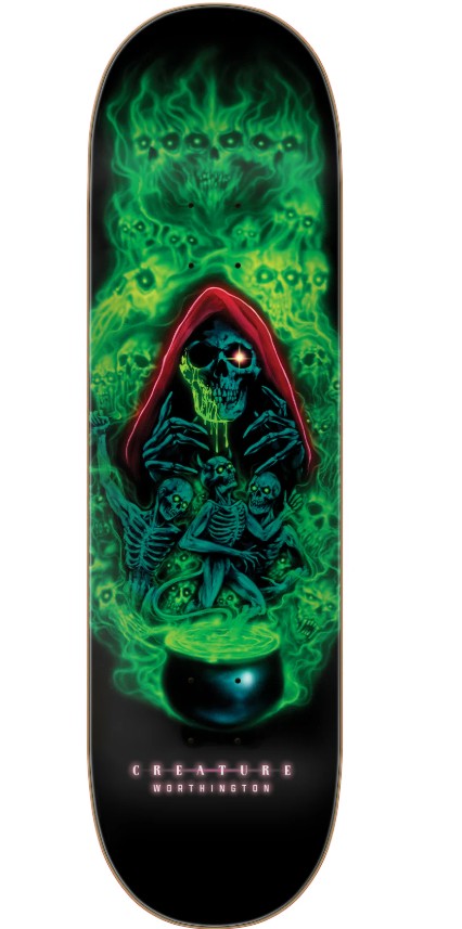 Creature John Worthington Terror Sight 8.75 Skateboard Deck
