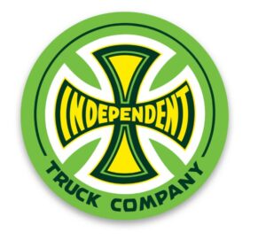 Independent Truck Co Legacy 3 Green/Yellow Sticker
