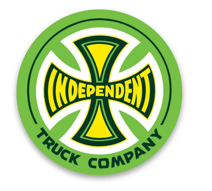 Independent Truck Co Legacy 3 Green/Yellow Sticker