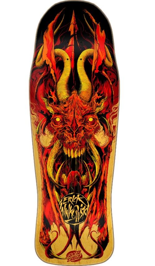 Santa Cruz Eric Winkowski Primeval Foil 10.34 Skateboard Deck