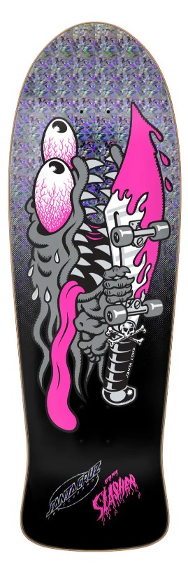 Santa Cruz Keith Meek OG Slasher Foil 10.1 Reissue Skateboard Deck