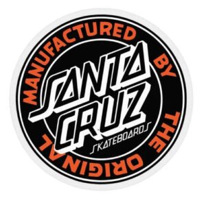 Santa Cruz MFG Dot Black 3" Sticker