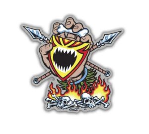 Santa Cruz Scream Witch Doctor 4.5" Sticker