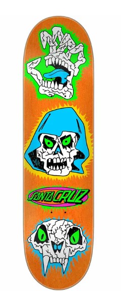 Santa Cruz Scribble Head Feelbase 7.75 Skateboard Deck