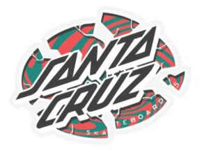 Santa Cruz Warped Broken Dot 3" Sticker