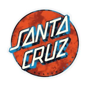 Santa Cruz Wash Dot 3" Sticker