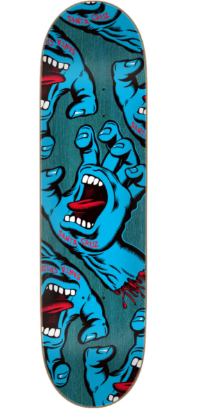Santa Cruz Crowded Hand 8.25 Skateboard Deck