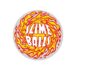 Slime Balls Logo Flame 3.5" Sticker