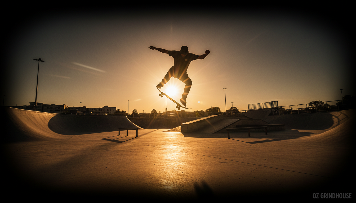 Australia's best skate shop – skateboarder at concrete park