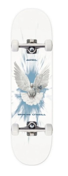 April Shane O'Neill Dove OG 8.25 Skateboard Complete