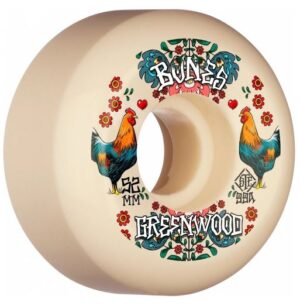 Bones STF Greenwood Decoupe V5 52mm x 99a Skateboard Wheels