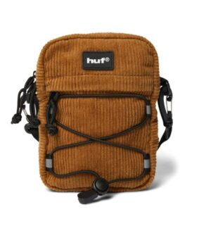 HUF Brown Corduroy Bowery Side Bag