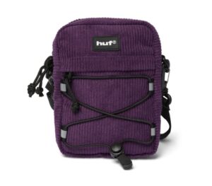 HUF Dark Berry Corduroy Bowery Side Bag