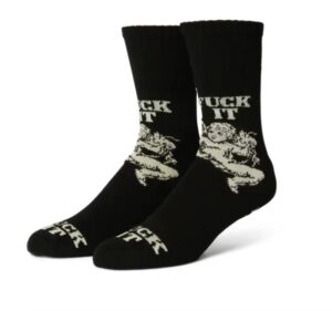 HUF Divine Crew Black Socks