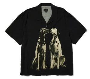 HUF Dogged Black Resort Shirt