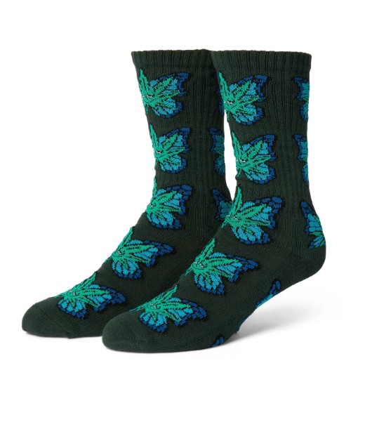 HUF Green Budderfly Forest Green Socks