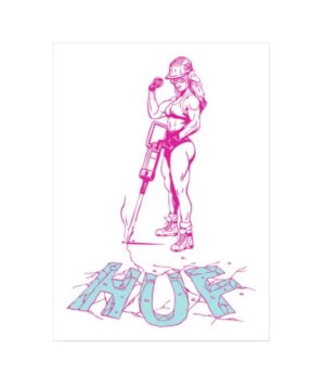 HUF Jacked Sticker