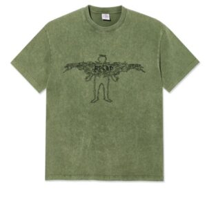 Polar Skate Co. Soul Army Green Acid Tee