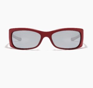 Ritual Vision Sabotage Matt Dark Red/Black Mirror Polarised Sunglasses