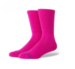 Stance Icon Fuschia Crew Socks