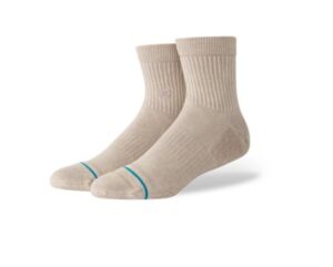 Stance Signature Quarter String Grey Wash Socks