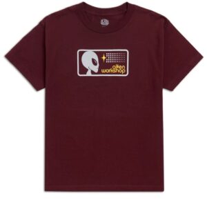 Alien Workshop Strobe Badge Maroon Tee