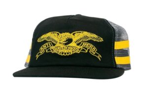Anti Hero Basic Eagle Black/Charcoal/Yellow Trucker Hat