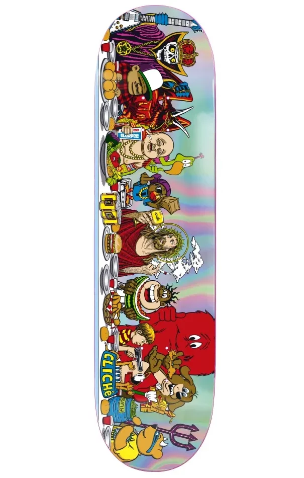 Cliche` Last Supper Blind Bag 8.5 Skateboard Deck
