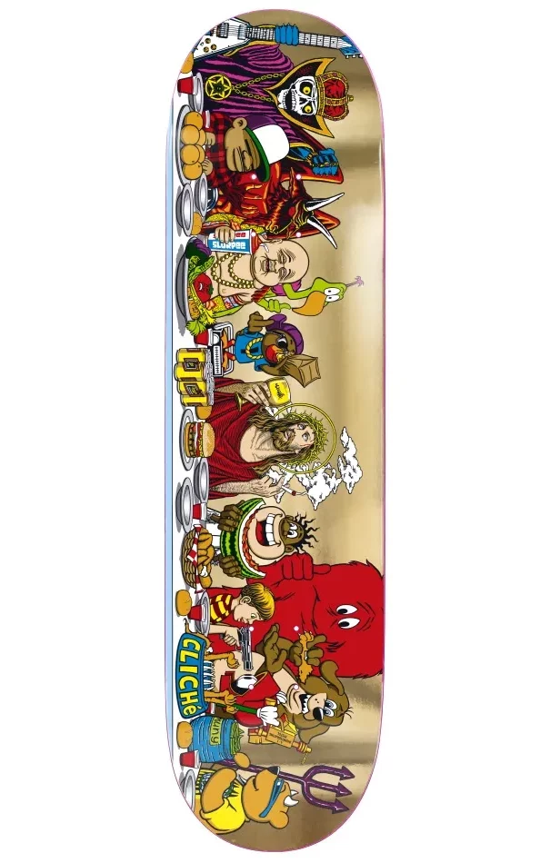 Cliche` Last Supper Blind Bag 8.5 Skateboard Deck