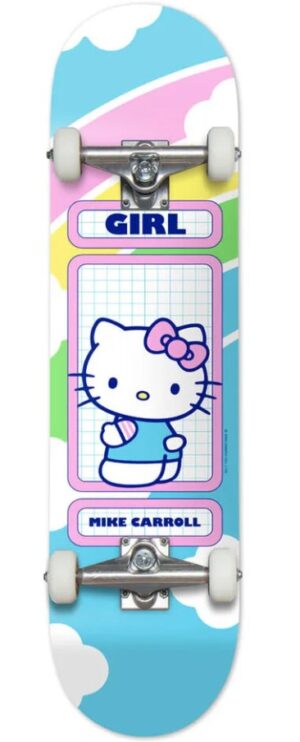 Girl Mike Carroll Hello Kitty 7.75 Skateboard Complete