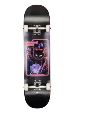 Globe G1 Master Of Chaos Black Cat 8.0 Skateboard Complete