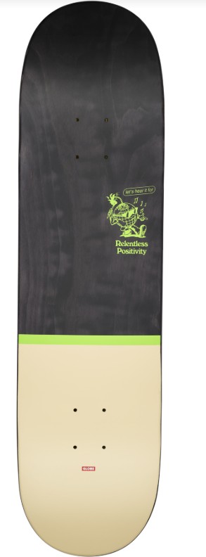 Globe G1 Posi Dip Black/Green 8.25 Skateboard Deck