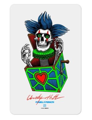 Powell Peralta Chris Hiett Skull Sticker