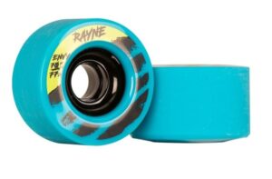 Rayne Envy Teal 70mm x 77a Longboard Skateboard Wheels