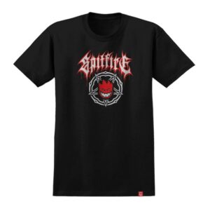 Spitfire Basic Pentagram Drip Black Tee