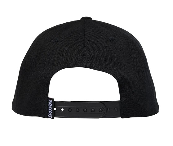Spitfire Bighead Black/White Snapback Hat