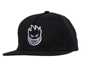 Spitfire Bighead Black/White Snapback Hat