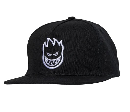 Spitfire Bighead Black/White Snapback Hat