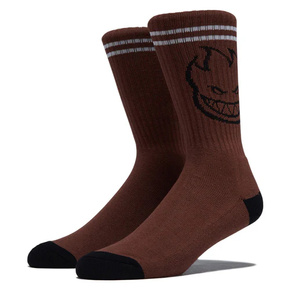 Spitfire Bighead Dark Red/Black Socks