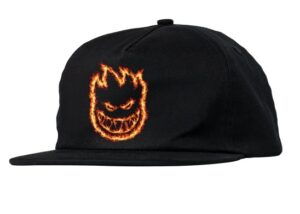 Spitfire Charred Remains Black Snapback Hat