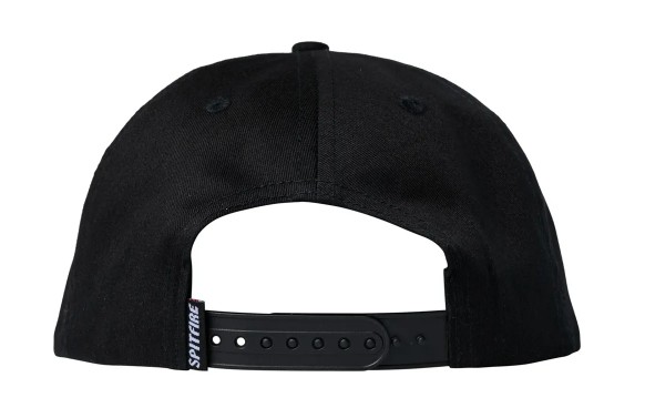 Spitfire Charred Remains Black Snapback Hat